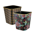 Fashion Design Plastic Square Waste Bin